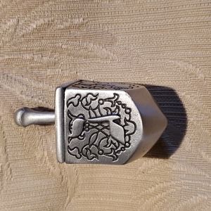 Pewter Jewish Dreidel